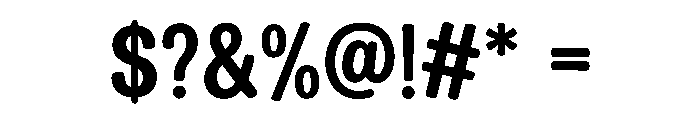 Skew Spine Font OTHER CHARS