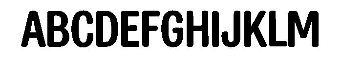 Skew Spine Font UPPERCASE