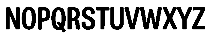 Skew Spine Font UPPERCASE