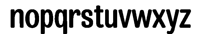 Skew Spine Font LOWERCASE