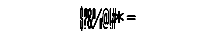 Skewrom Font OTHER CHARS