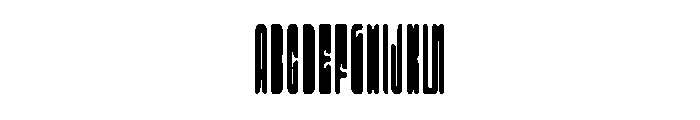 Skewrom Font UPPERCASE