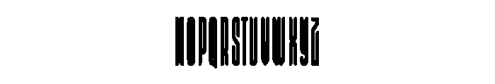 Skewrom Font LOWERCASE