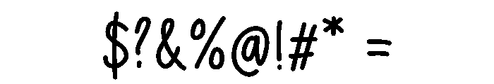 Skinny Beauty Font OTHER CHARS