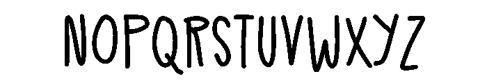 Skinny Beauty Font UPPERCASE