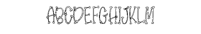 Skinny Bones By Squeeb  Regular FONT
