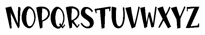 Skinny Doodle Font UPPERCASE