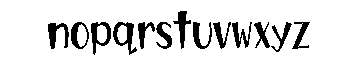 Skinny Doodle Font LOWERCASE