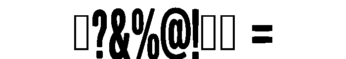 Skinny Hand Regular Font OTHER CHARS