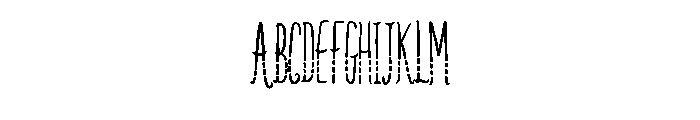 Skinny Horizon By Squee Regular FONT