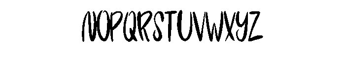 Skinny Marker By Squeeb Regular Font LOWERCASE