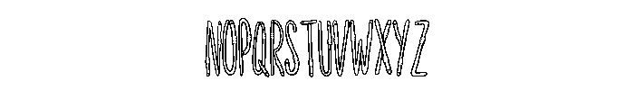 Skinny Worms By Squeeb  Regular Font LOWERCASE