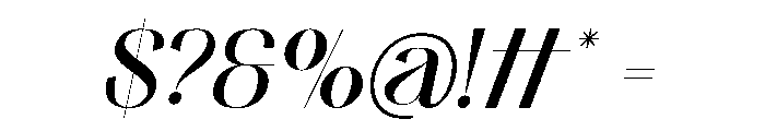 Skinova Italic Font OTHER CHARS