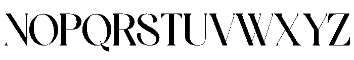 Skinova Regular Font UPPERCASE