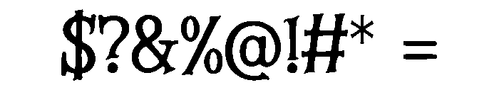Skipping Font OTHER CHARS