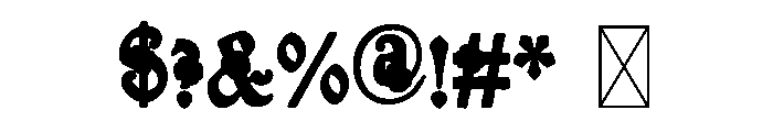 Skittleseed CF Blue Font OTHER CHARS