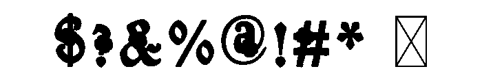 Skittleseed CF Red Font OTHER CHARS