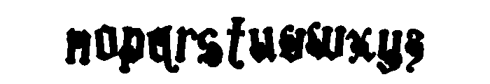 Skittleseed CF Red Font LOWERCASE
