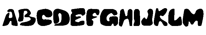 Skrap Kiddo Regular Font UPPERCASE