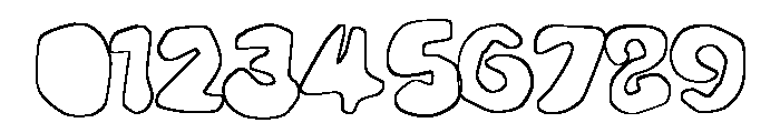 SkrapKiddo-Outline Font OTHER CHARS