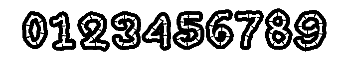 Skull Bone Regular Font OTHER CHARS