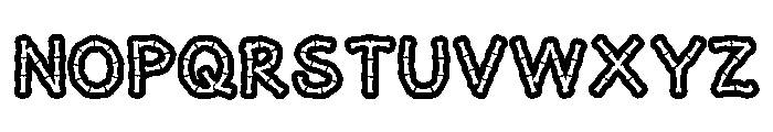 Skull Bone Regular Font UPPERCASE
