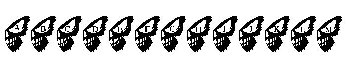 Skull Butterfly FONT