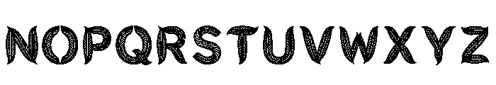 Skull Regular Font UPPERCASE