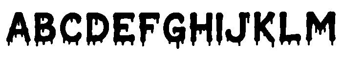 Skullvine Font UPPERCASE