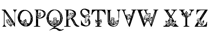 Sky Gem Font UPPERCASE