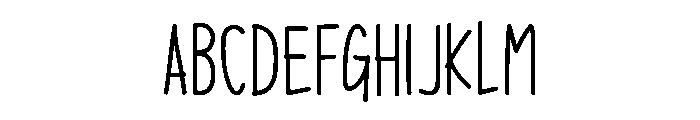 Sky Glow Font UPPERCASE