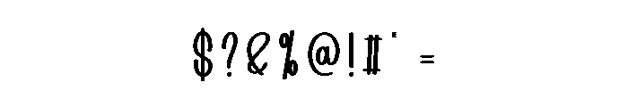 Sky Kloudy Font OTHER CHARS