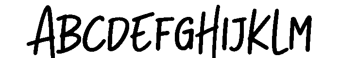 SkyNest Script Font UPPERCASE