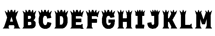 Skye Regular Font UPPERCASE