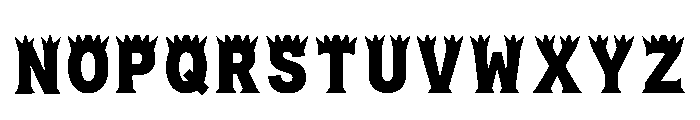 Skye Regular Font UPPERCASE