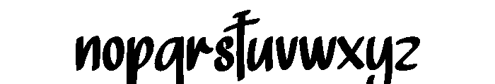 Skyland Font LOWERCASE