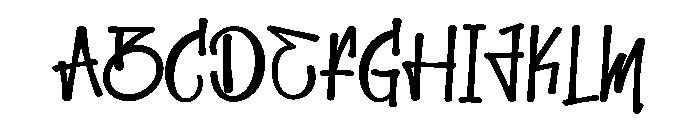 Skylight Grafitty Font UPPERCASE