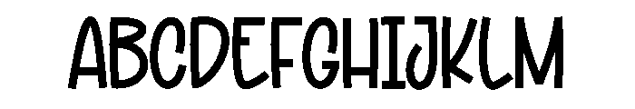 Skylight Wonderful Font UPPERCASE