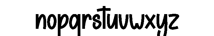 Skylight Wonderful Font LOWERCASE