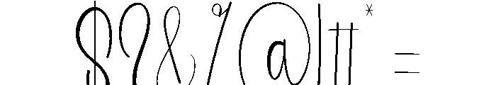 Skyline Classic Font OTHER CHARS