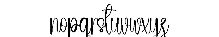Skyline Classic Font LOWERCASE