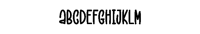 Skymoon Font UPPERCASE