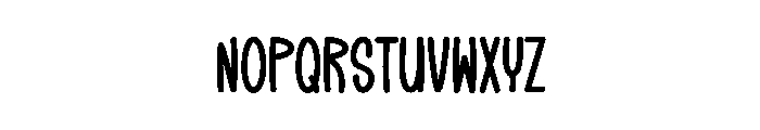 Skymoon Font LOWERCASE