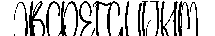Skynight Font UPPERCASE