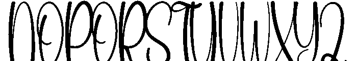 Skynight Font UPPERCASE