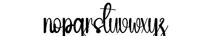 Skynight Font LOWERCASE