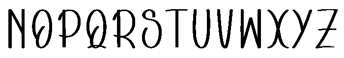 Skyting Font UPPERCASE
