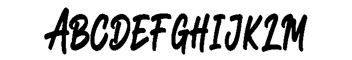 Skyvibe Font UPPERCASE