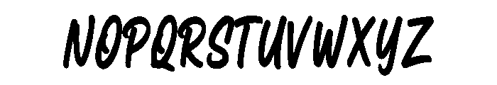 Skyvibe Font UPPERCASE