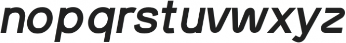 SK Curiosity Bold Italic ttf (700) Font LOWERCASE